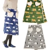 Blankets>Nemu Nemu Animals Printed Wrap Skirt Blanket Series