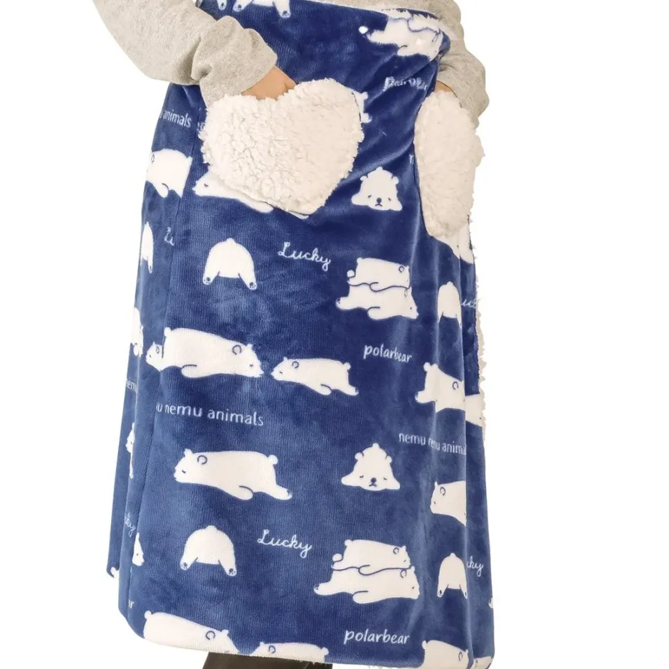 Blankets>Nemu Nemu Animals Printed Wrap Skirt Blanket Series