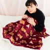 Nemu Nemu Animals Printed Half-Blanket Series Discount