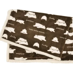 Nemu Nemu Animals Printed Half-Blanket Series Discount