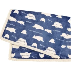 Nemu Nemu Animals Printed Half-Blanket Series Discount