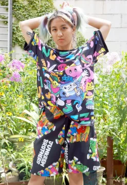 NEUZZZ JUNKREW BROS. All-Over Print Shorts Online