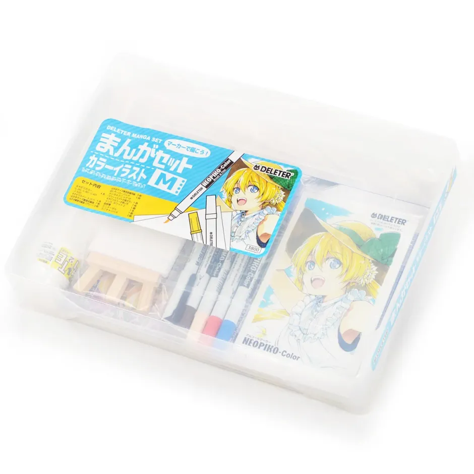 Pens & Writing Supplies>New Deleter Manga Set Color Illust M
