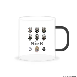 Mugs & Glasses>NieR Series Glass Mug Pixel Art Ver.
