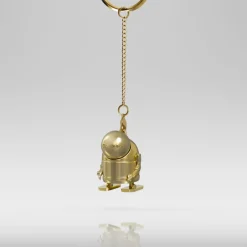 NieR: Automata Gold Machine Lifeform Metal Keychain New