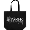 NieR: Automata Ver 1.1A YoRHa Corps Large Tote Bag Black Outlet