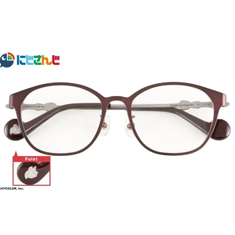 NIJISANJI VOLTACTION Collaboration Glasses Seraph Dazzlegarden Model Sale
