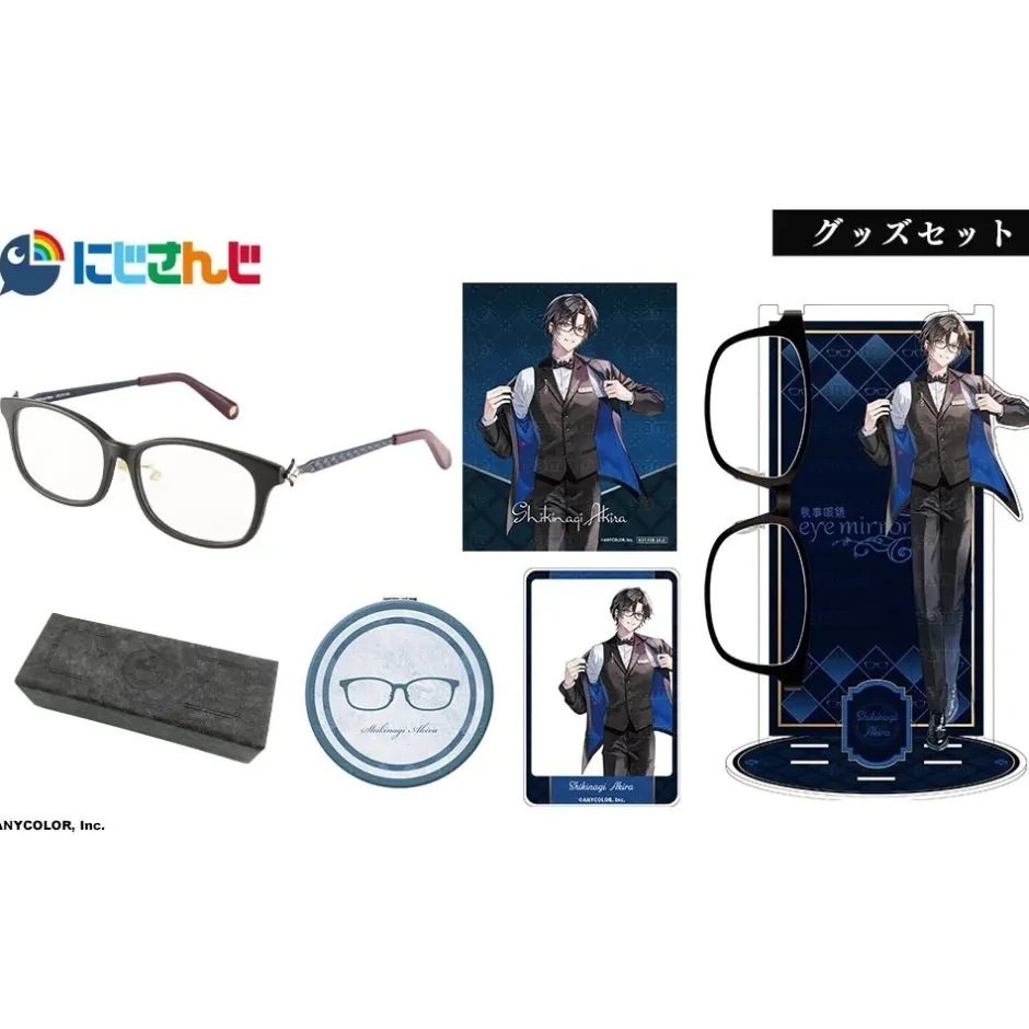 Other Accessories|Eyewear>NIJISANJI VOLTACTION Collaboration Glasses Shikinagi Akira Model & Goods Set