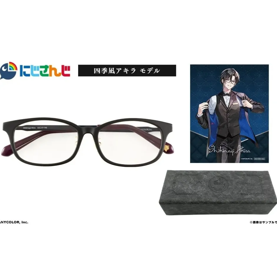 Other Accessories|Eyewear>NIJISANJI VOLTACTION Collaboration Glasses Shikinagi Akira Model & Goods Set