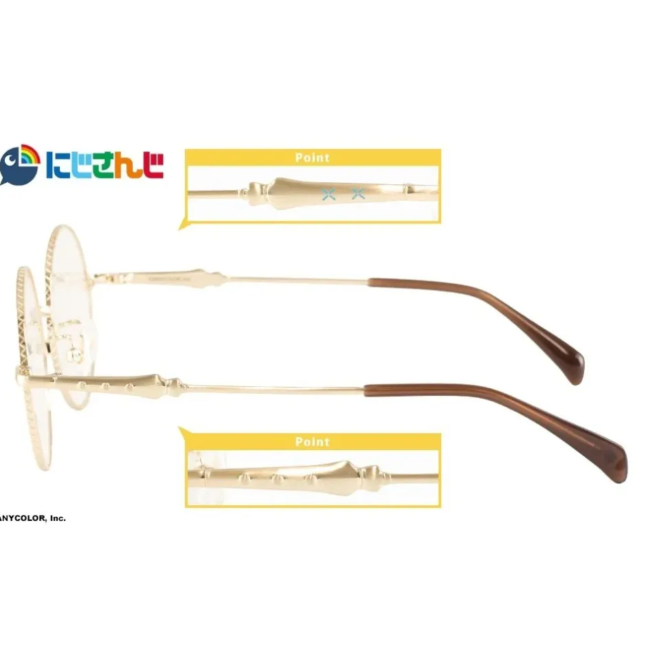 NIJISANJI VOLTACTION Collaboration Glasses Fura Kanato Model & Goods Set Hot
