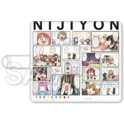 Nijiyon -Love Live! Nijigasaki High School Idol Club Yon Koma- General Election Selected Panels Notebook-Style Smartphone Case Hot