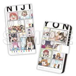 Nijiyon -Love Live! Nijigasaki High School Idol Club Yon Koma- General Election Selected Panels Notebook-Style Smartphone Case Hot