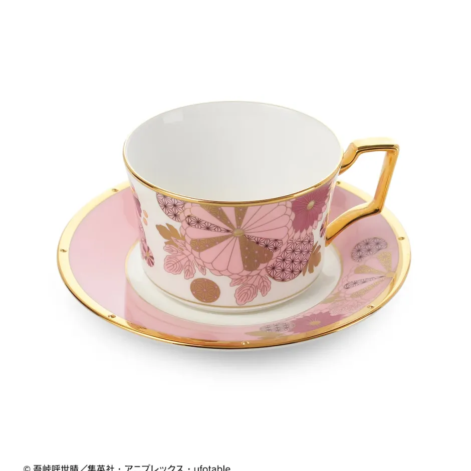 Noritake × Demon Slayer: Kimetsu no Yaiba Nezuko Kamado & Zenitsu Agatsuma Cup & Saucer Set Sale