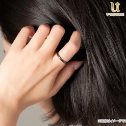 Obey Me! Beelzebub Black-Coated Silver Ring Sale