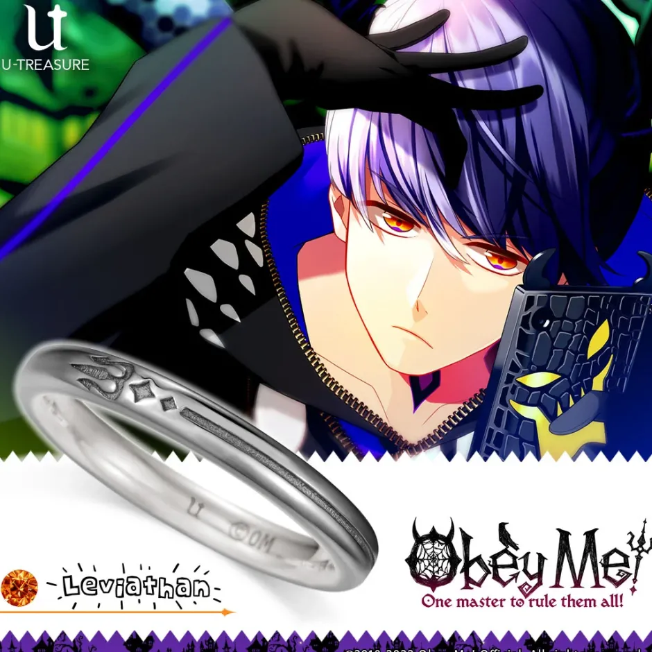 Jewelry & Hair Accessories>Obey Me! Leviathan Silver Ring