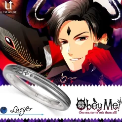 Jewelry & Hair Accessories>Obey Me! Lucifer Silver Ring