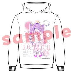 Jackets & Hoodies>Ohisashiten Front Graphic Hoodie Nemui