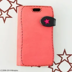 Smartphone Cases>OJAGADESIGN Super Sonico Pink x Black Diary iPhone6/6s Case