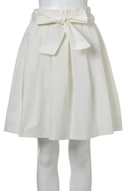 Bottoms>OLIVE des OLIVE Typewriter Flared Skirt