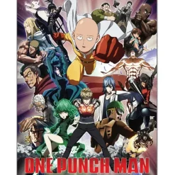 Blankets>One-Punch Man Group Sublimation Throw Blanket