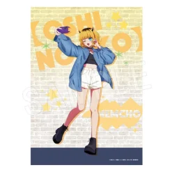 Oshi no Ko B2-Size Fabric Poster Mem-Cho: Denim Style Ver. New