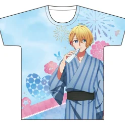 Tops>Oshi no Ko Full Graphic T-Shirt Aqua