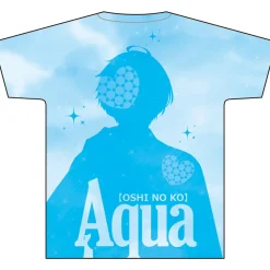 Tops>Oshi no Ko Full Graphic T-Shirt Aqua