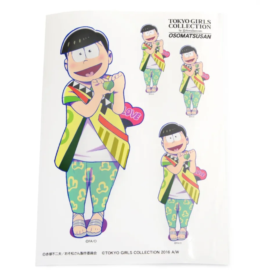 Stickers|Postcards>Osomatsu-san x Tokyo Girls Collection Oshimatsu Special Book: Choromatsu