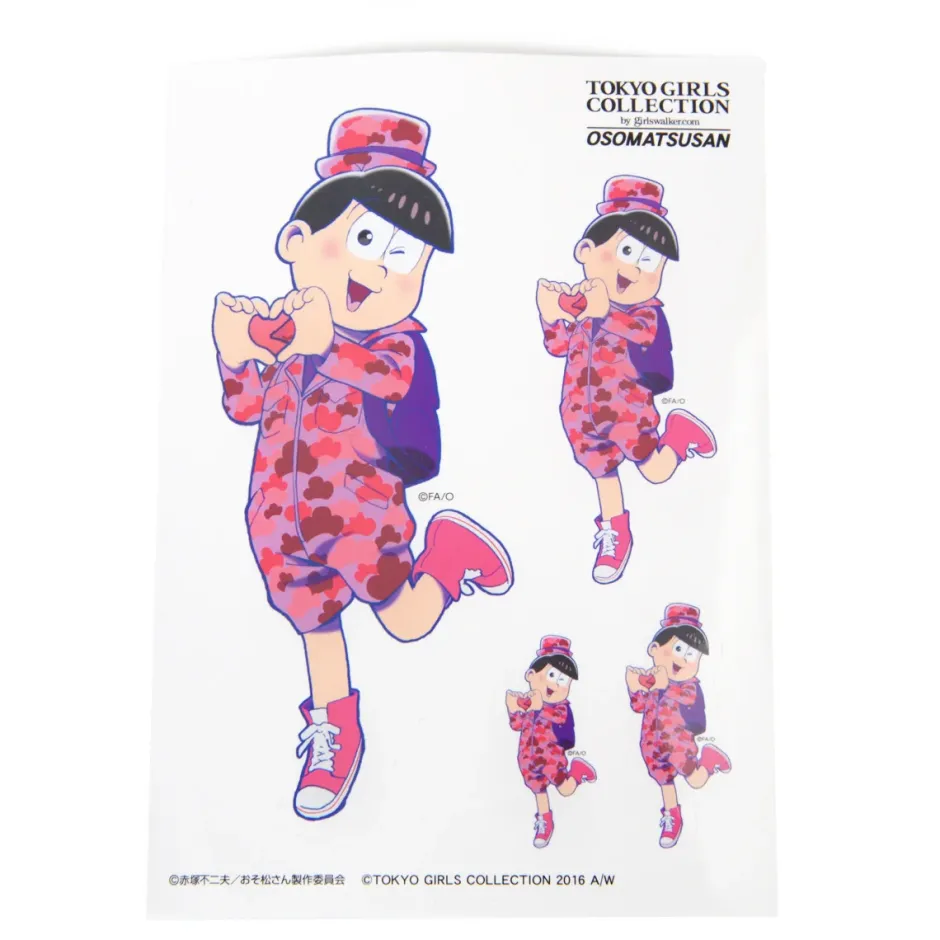 Stickers|Postcards>Osomatsu-san x Tokyo Girls Collection Oshimatsu Special Book: Todomatsu