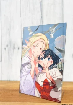 Otaku Elf Manga Edition Elda & Koito Acrylic Art Stand Blue Sky Ver. New