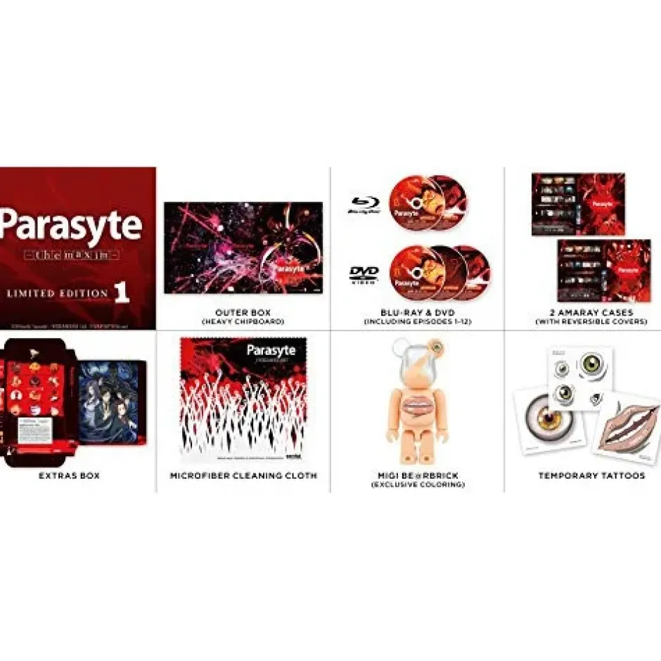 Parasyte - The Maxim Collection Vol. 1 Premium Box Set DVD/Blu-ray Combo Pack Sale