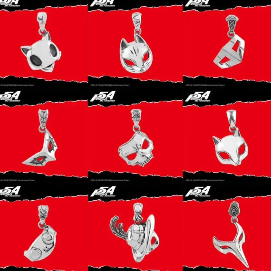 Persona 5 the Animation Mask Pendant Charm Collection Clearance