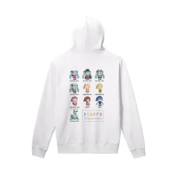 Piapro Characters One Night Jinro Collaboration: Pixel Art Ver. Back Print Women's Hoodie Hot
