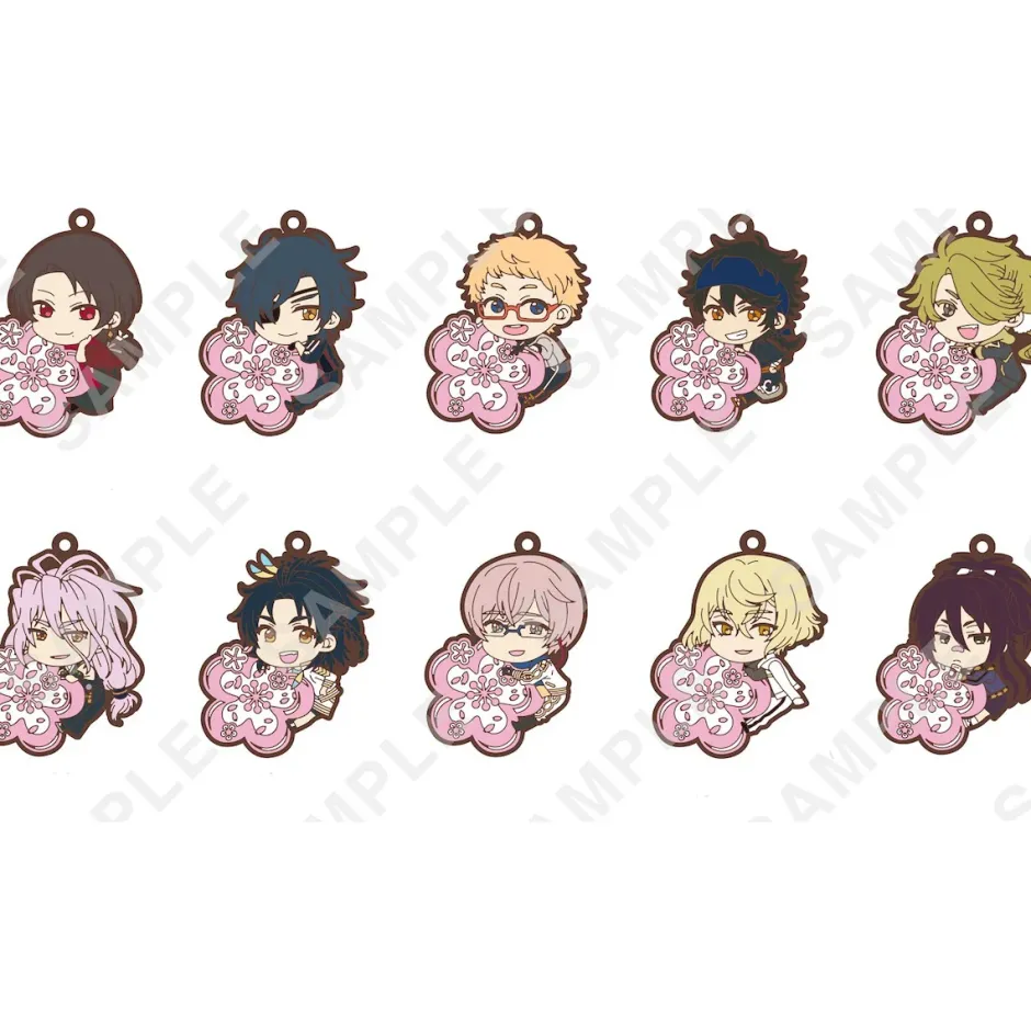 Pita-Colle Zoku Touken Ranbu -Hanamaru- Rubber Straps Vol. 1 Box Set Clearance