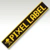 Pixel Label Yellow Muffler Towel Discount