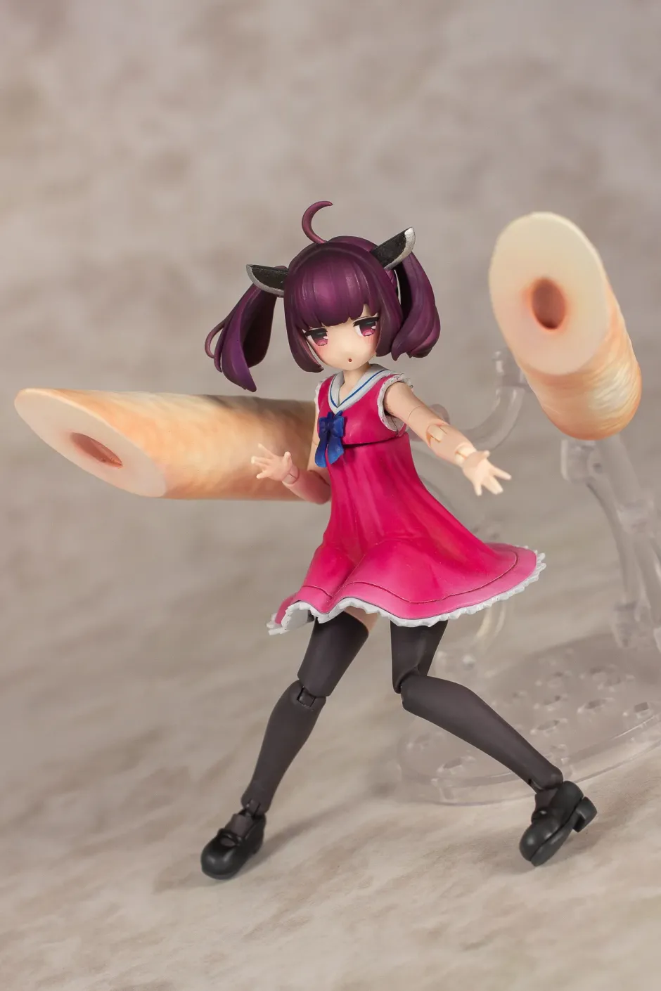 Plafia Tohoku Zunko/Zundamon Project Tohoku Kiritan 1/12 Scale Plastic Model Kit Mini Figure Included Set