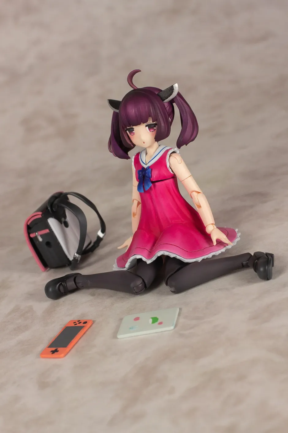 Plafia Tohoku Zunko/Zundamon Project Tohoku Kiritan 1/12 Scale Plastic Model Kit Mini Figure Included Set