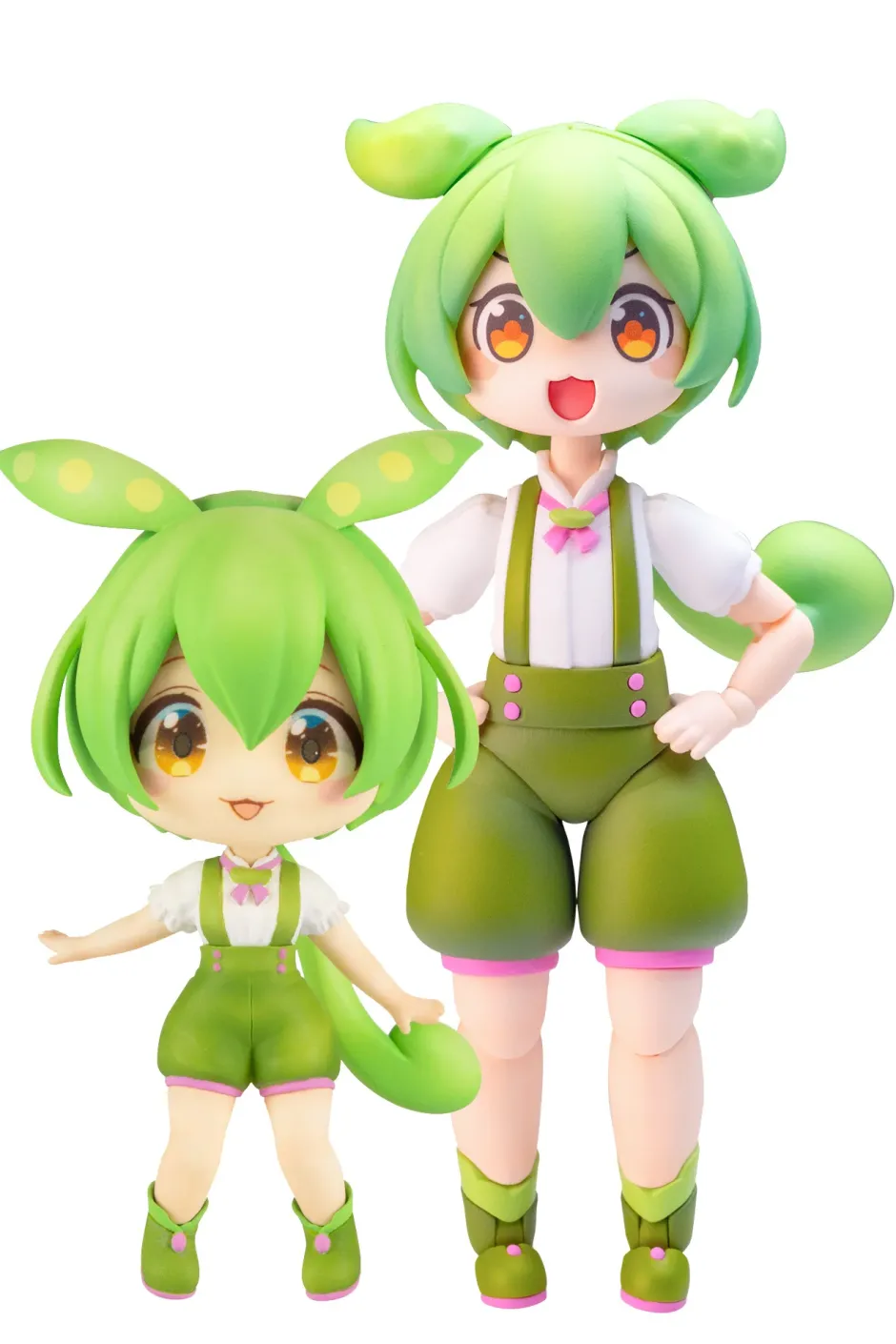 Plastic Models>Plafia Tohoku Zunko/Zundamon Project Zundamon 1/12 Scale Plastic Model Kit Mini Figure Included Set (Re-run)
