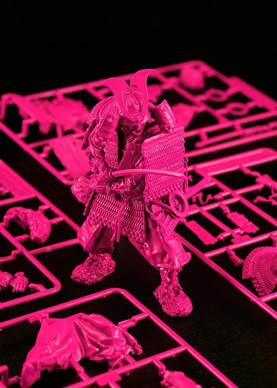 PLAMAX 1/12 Scale Kamakura Period Armored Warrior: Pink Color Edition Clearance