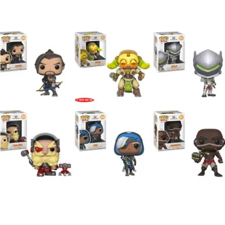Soft Vinyl Figures>Pop! Games: Overwatch Series 4 - Complete Set