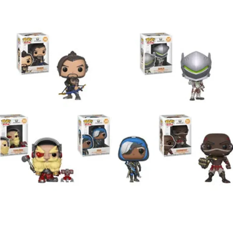 Soft Vinyl Figures>Pop! Games: Overwatch Series 4 - Complete Set