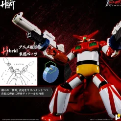 Pose+ Metal Heat Series Getter 1: Getter Robo Armageddon Ver. (Re-run) New