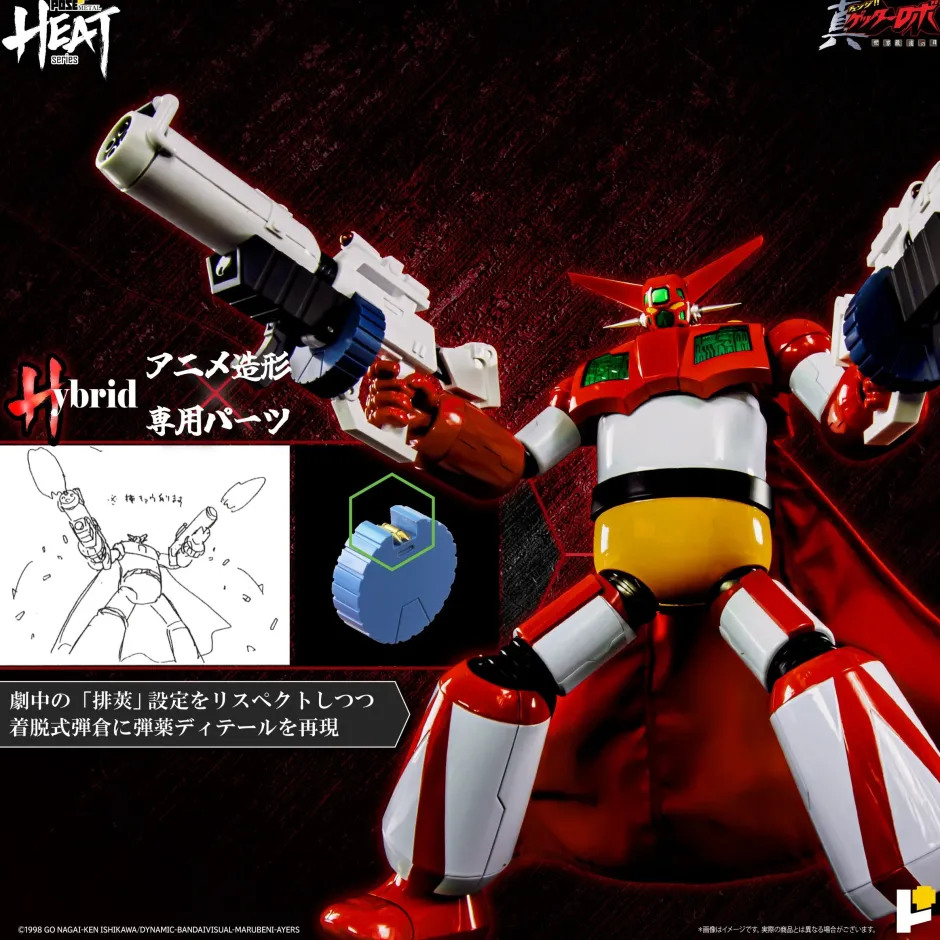 Pose+ Metal Heat Series Getter 1: Getter Robo Armageddon Ver. (Re-run) New