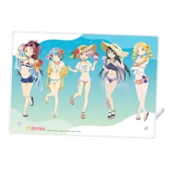 Puella Magi Madoka Magica Acrylic Art Panel Swimsuit Ver. Clearance