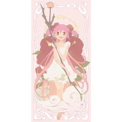 Puella Magi Madoka Magica Big Towel Madoka Kaname: Flower Ver. Outlet