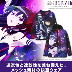 Puella Magi Madoka Magica the Movie -Rebellion- Homura Full Graphic Dry Hoodie Outlet