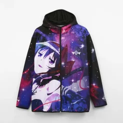Puella Magi Madoka Magica the Movie -Rebellion- Homura Full Graphic Dry Hoodie Outlet