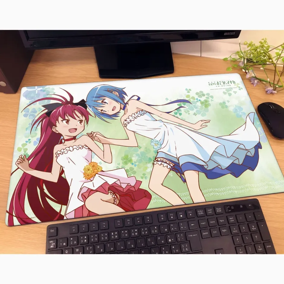 Home Goods>Puella Magi Madoka Magica the Movie: Rebellion Rubber Mat Sayaka & Kyoko: Blossom (Re-run)