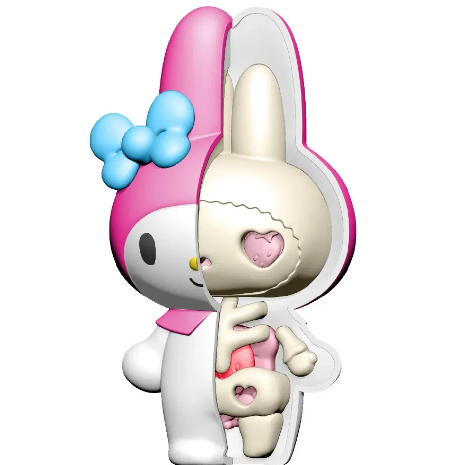 Collectable Toys>Puzzle Mascot Kaitai Fantasy Hello Kitty & My Melody Assortment Set