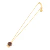 Q-pot. Chocolate Ribbon Seal Necklace Outlet